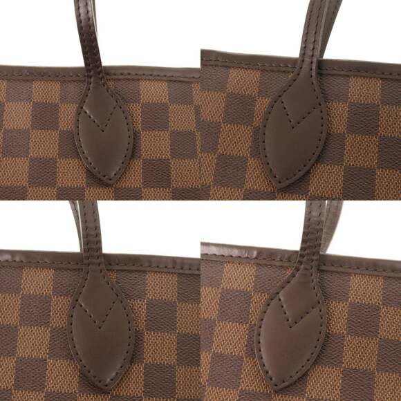 LOUIS VUITTON Brown Damier Neverfull MM Tote Bag - Picture 9 of 10